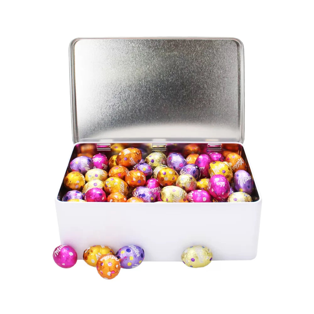 Milka paaseitjes - Tinbox L - PERSO - 800g
