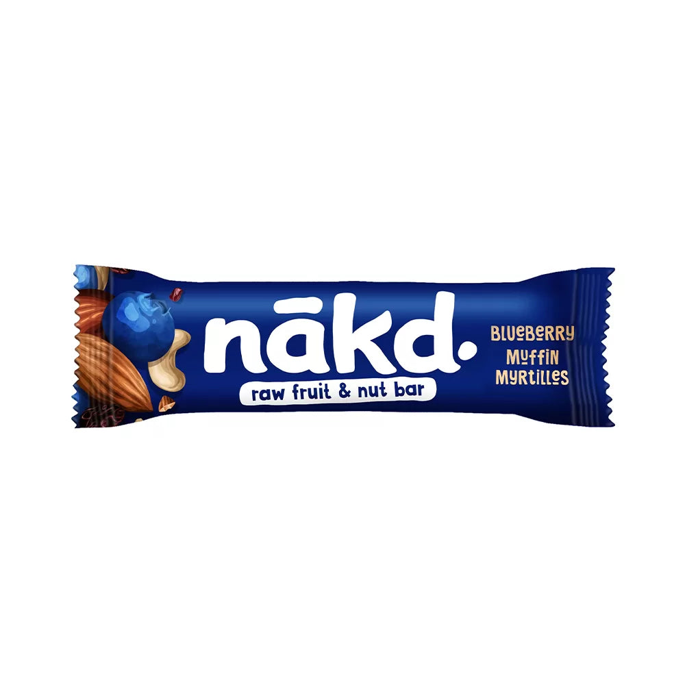 Nakd Blueberry Muffin - vegan fruit bars - 35g x18