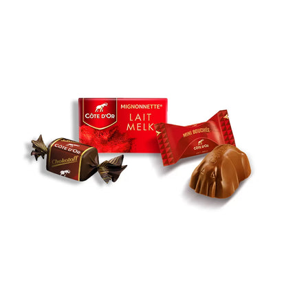 The best of Côte d'Or Collection box "Bedankt" - Mini Bouchée, Mignonnette Melk & Chokotoff - 600g