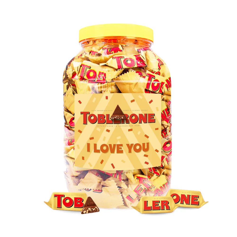 Toblerone Tiny chocolade "I Love You" - 1000g