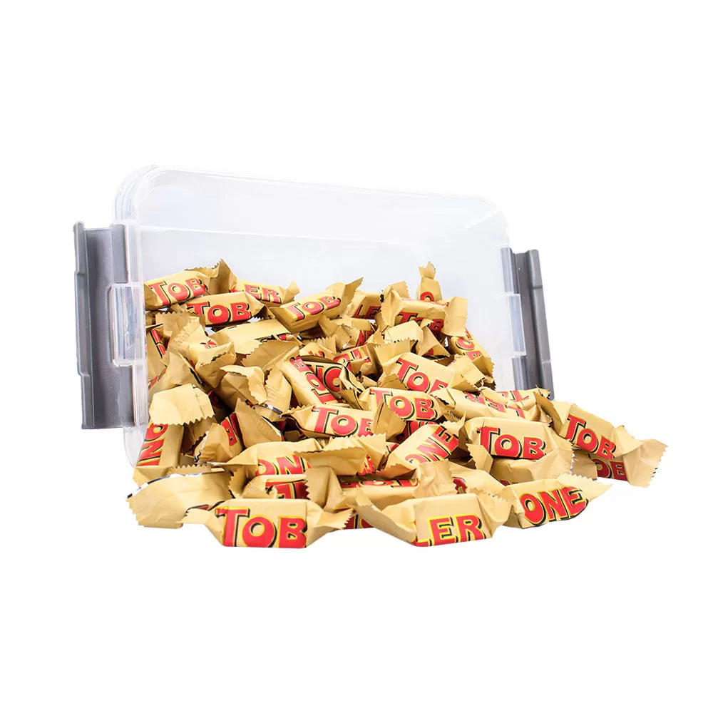 Toblerone tiny - melkchocolade met nougat, amandel & honing - 1000g