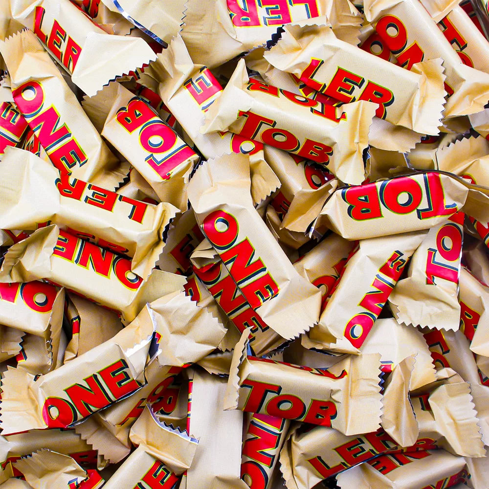 Toblerone Tiny - melkchocolade met nougat, amandel & honing - 500g
